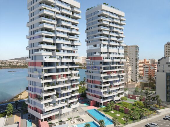 For sale new apartments in Calpe.
