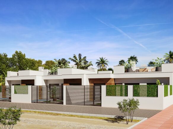 For sale terraced houses with pool in Dolores de Pacheco.