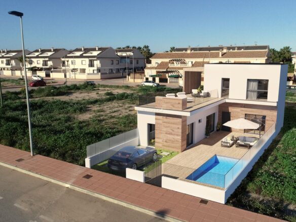 For sale new villas in San Javier.