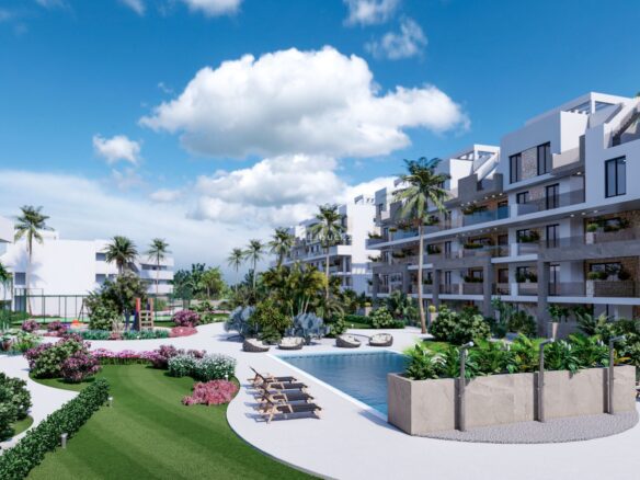 For sale new apartments in El Raso.