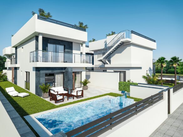 For sale new villa in Los Alcazares.