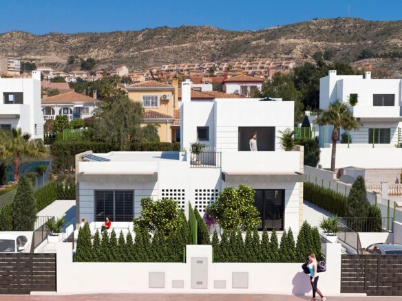 For sale new villas in Busot , Alicante.