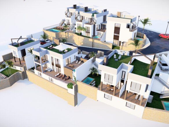 For sale new villas in La Finca Golf , Algorfa.