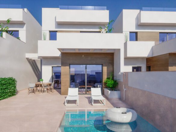 For sale villas in Los Montesinos.