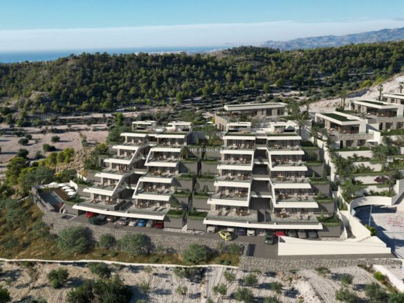 For sale new bungalow in Balcon de Finestrat.