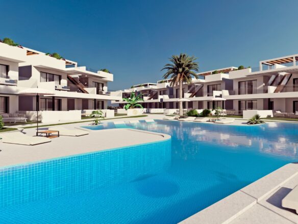 For sale new bungalow in Finestrat.