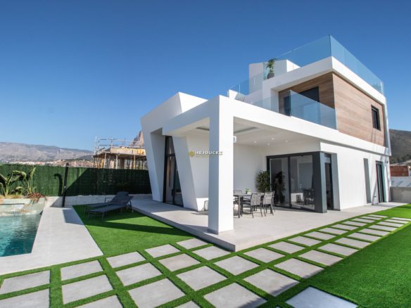 For sale new villas in Finestrat.