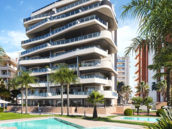 For sale new apartments in Guardamar del Segura.