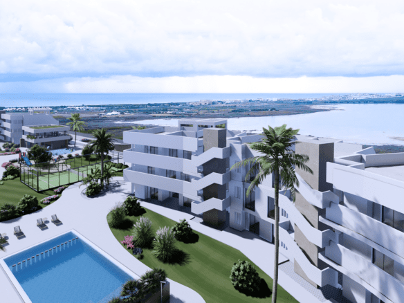 Modern residential complex in El Raso Guardamar del Segura for sale.