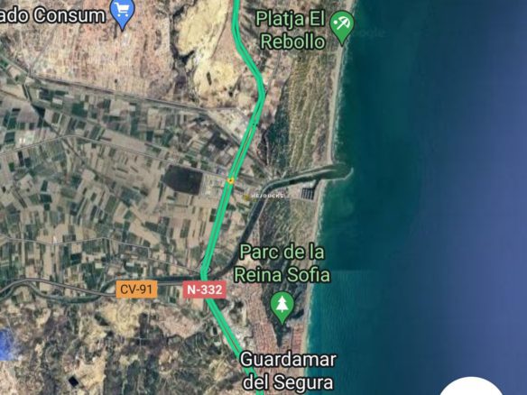 Land for sale in Guardamar del Segura.