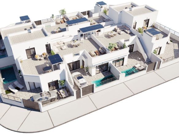 For sale new villa in Roldan, Murcia.