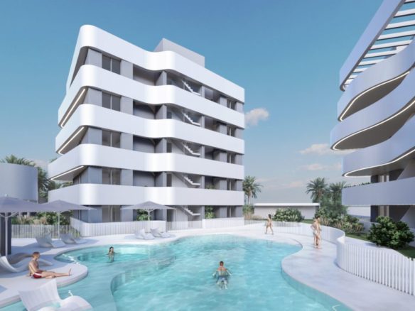 High end apartments for sale in Guardamar del Segura.