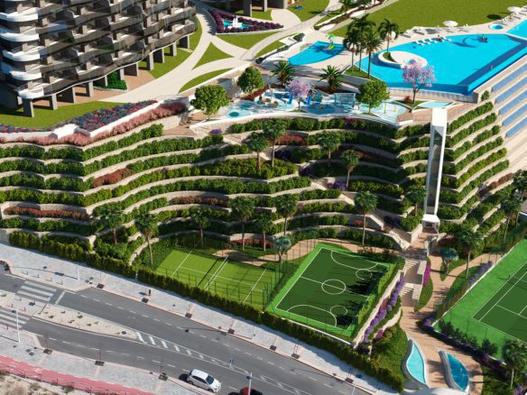 For sale new apartments in Benidorm.