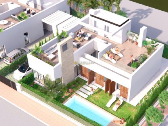 For sale new villas in the 21st century dream facility.