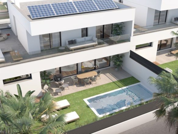 For sale new villas in La Nucia, Alicante.