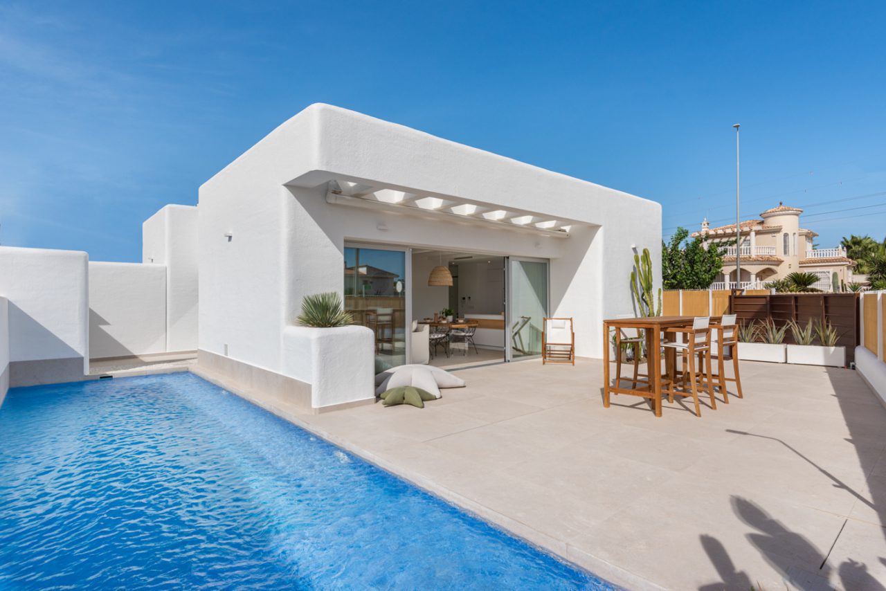 villas Dolores (26) Beautiful Ibiza style villas for sale in Dolores.