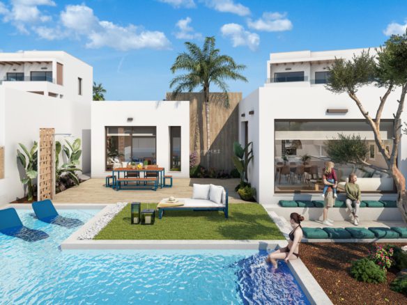For sale new apartments in Los Alcazares.