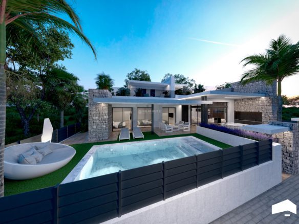 For sale 15 independent villas in a 21st century property.