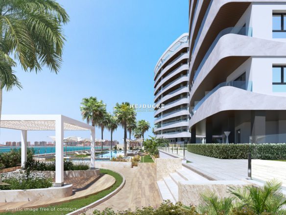 New apartments in La Manga.