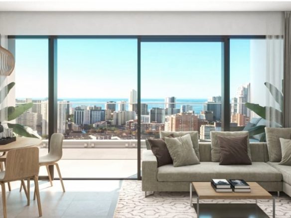 Luxurious apartments in Benidorm for sale.