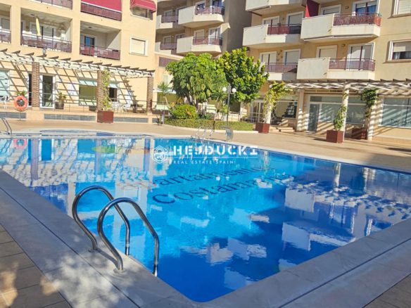 Lovely apartment with reception service area for sale in Cabo Roig.