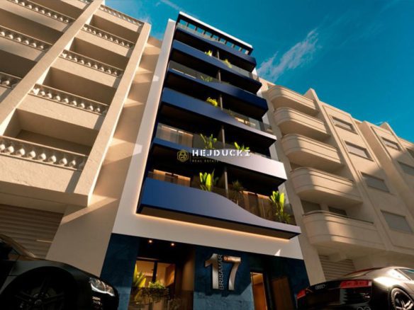 New development apartments for sale, walking distance to Acequión Beach in Torrevieja.