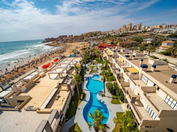 Renovated beachfront apartment for sale in La Mata.
