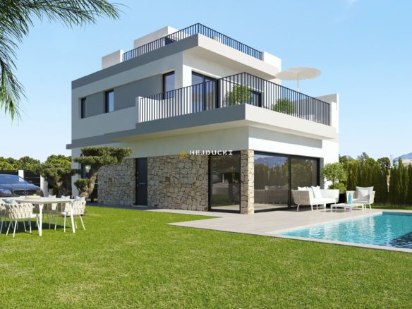 For sale new villas in San Miguel de Salinas.