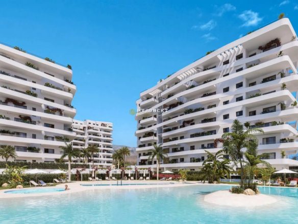 For sale new apartments in Villajoyosa.