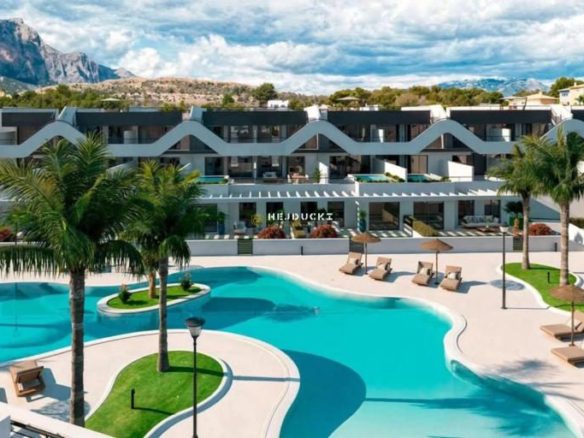 For sale new exclusive apartments in Alfaz del Pi.