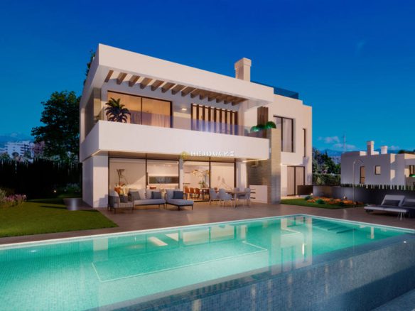 Detached villas with 3 and 4 bedrooms in the Atalaya area, Estepona.