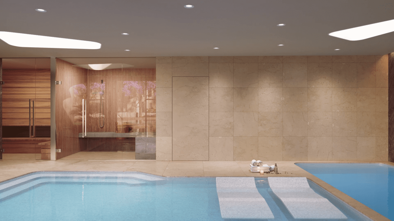 luxury indoor pool image